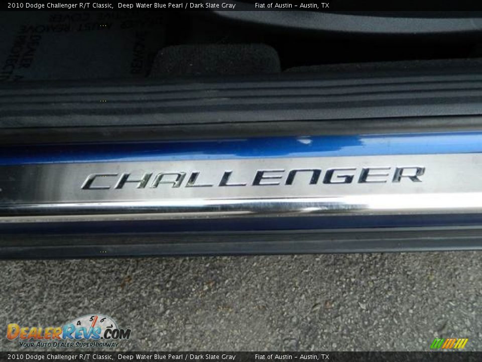2010 Dodge Challenger R/T Classic Deep Water Blue Pearl / Dark Slate Gray Photo #22