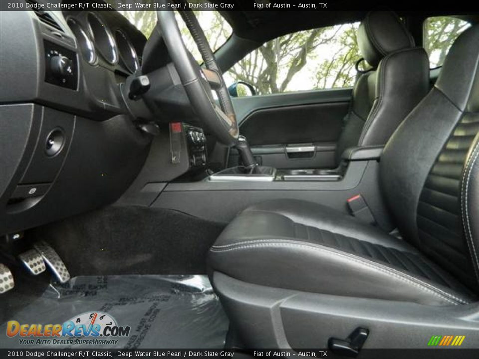 2010 Dodge Challenger R/T Classic Deep Water Blue Pearl / Dark Slate Gray Photo #23