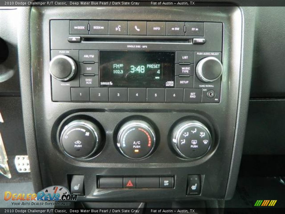 2010 Dodge Challenger R/T Classic Deep Water Blue Pearl / Dark Slate Gray Photo #27