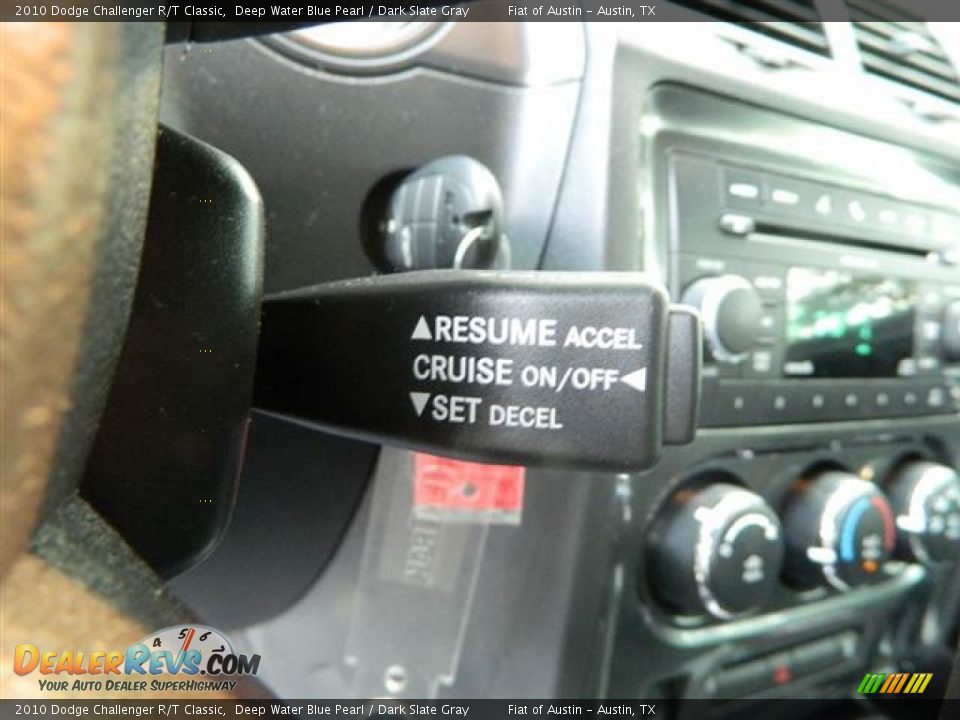 2010 Dodge Challenger R/T Classic Deep Water Blue Pearl / Dark Slate Gray Photo #29