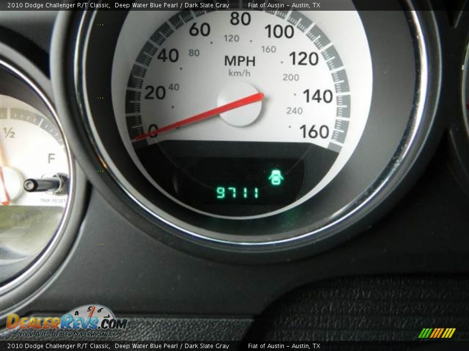 2010 Dodge Challenger R/T Classic Deep Water Blue Pearl / Dark Slate Gray Photo #32
