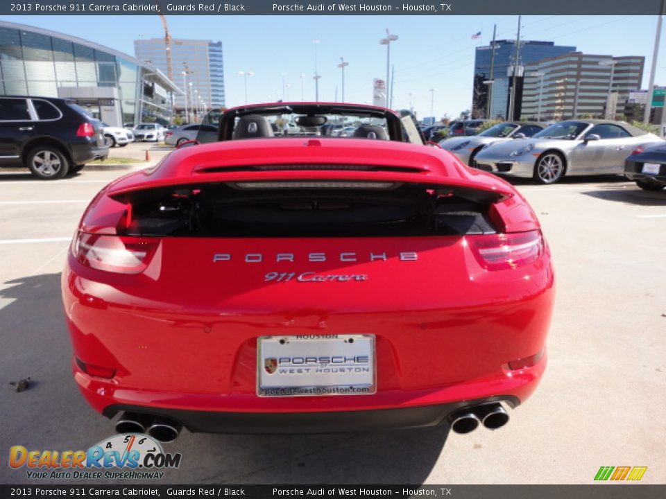 2013 Porsche 911 Carrera Cabriolet Guards Red / Black Photo #4