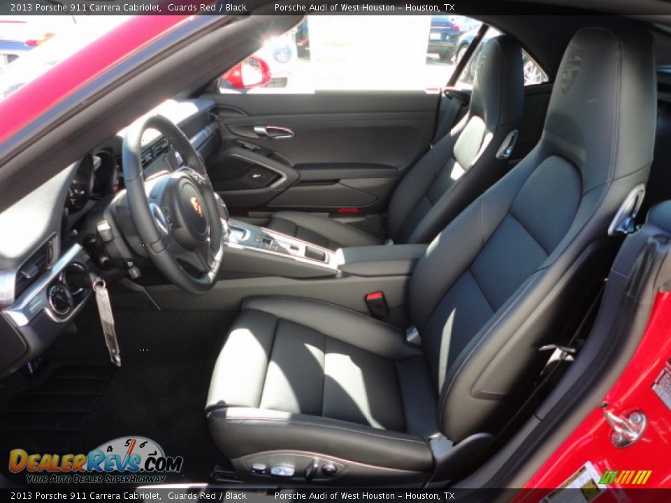 Front Seat of 2013 Porsche 911 Carrera Cabriolet Photo #6