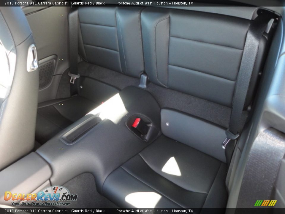 Rear Seat of 2013 Porsche 911 Carrera Cabriolet Photo #7