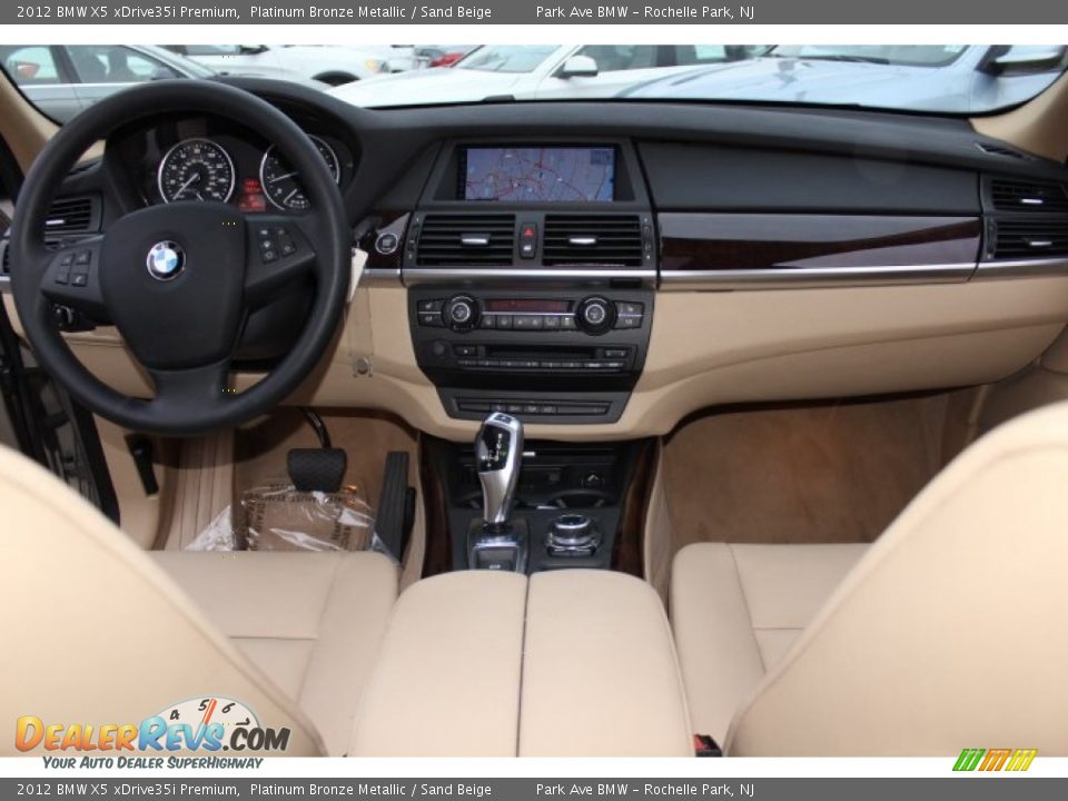 2012 BMW X5 xDrive35i Premium Platinum Bronze Metallic / Sand Beige Photo #13