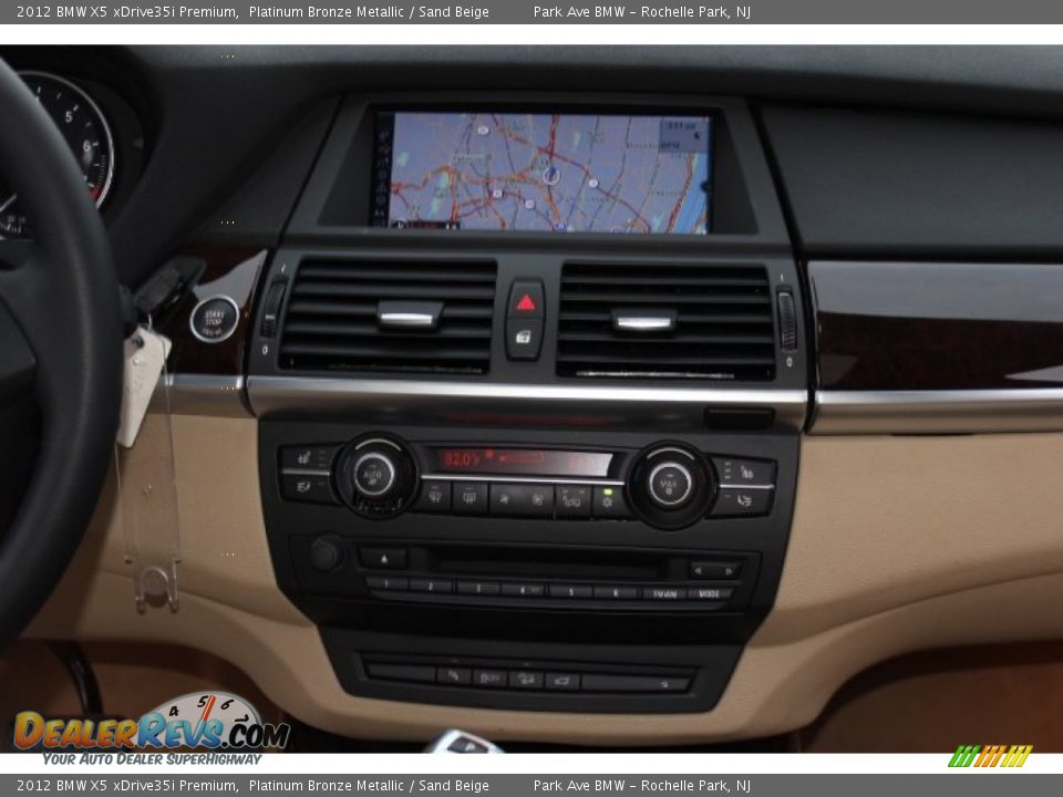 2012 BMW X5 xDrive35i Premium Platinum Bronze Metallic / Sand Beige Photo #14