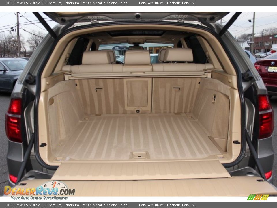 2012 BMW X5 xDrive35i Premium Platinum Bronze Metallic / Sand Beige Photo #22