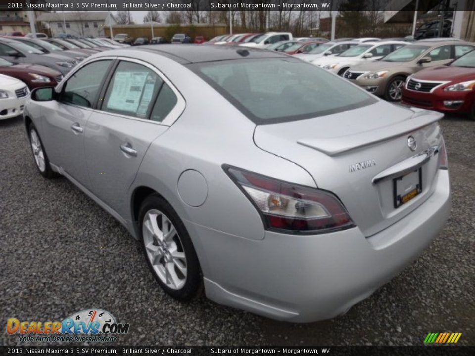 2013 Nissan Maxima 3.5 SV Premium Brilliant Silver / Charcoal Photo #5