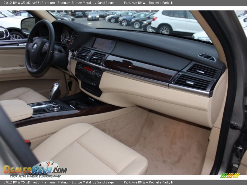 2012 BMW X5 xDrive35i Premium Platinum Bronze Metallic / Sand Beige Photo #27