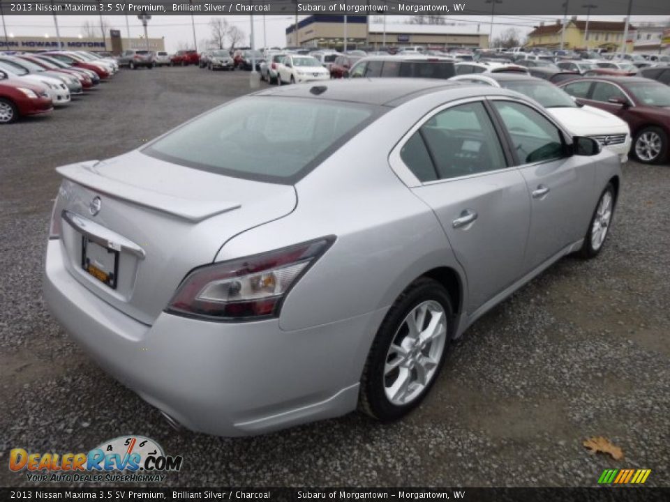 2013 Nissan Maxima 3.5 SV Premium Brilliant Silver / Charcoal Photo #7