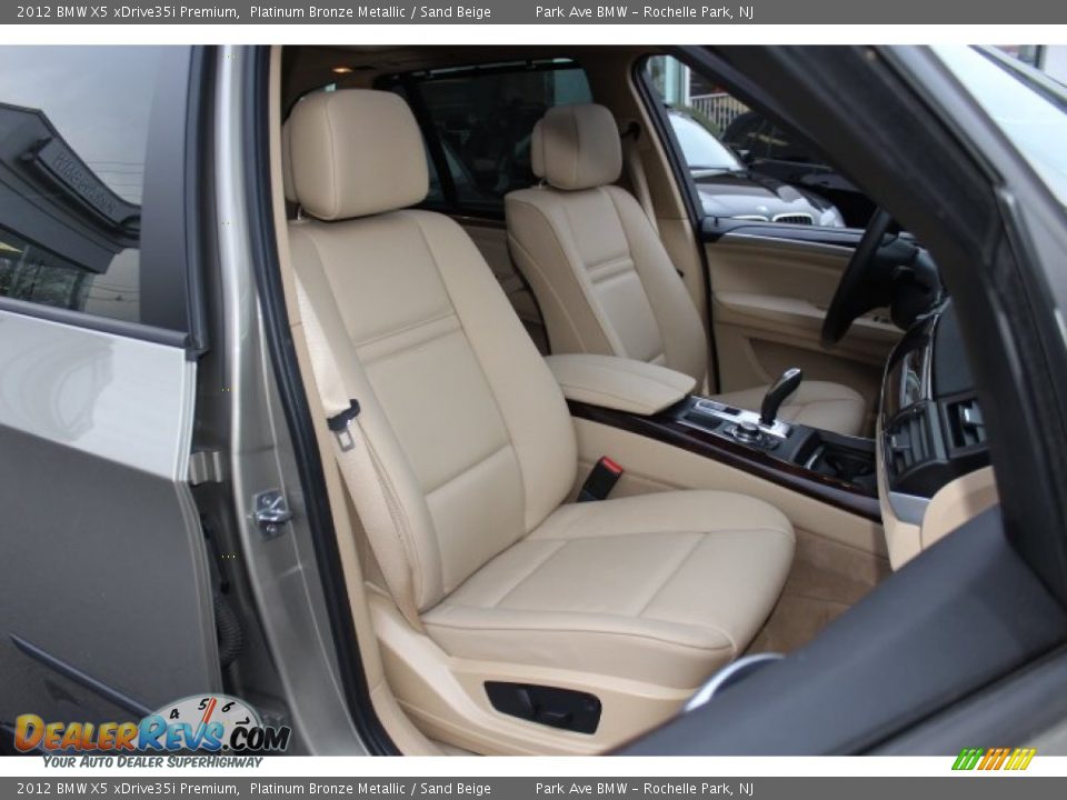 2012 BMW X5 xDrive35i Premium Platinum Bronze Metallic / Sand Beige Photo #29