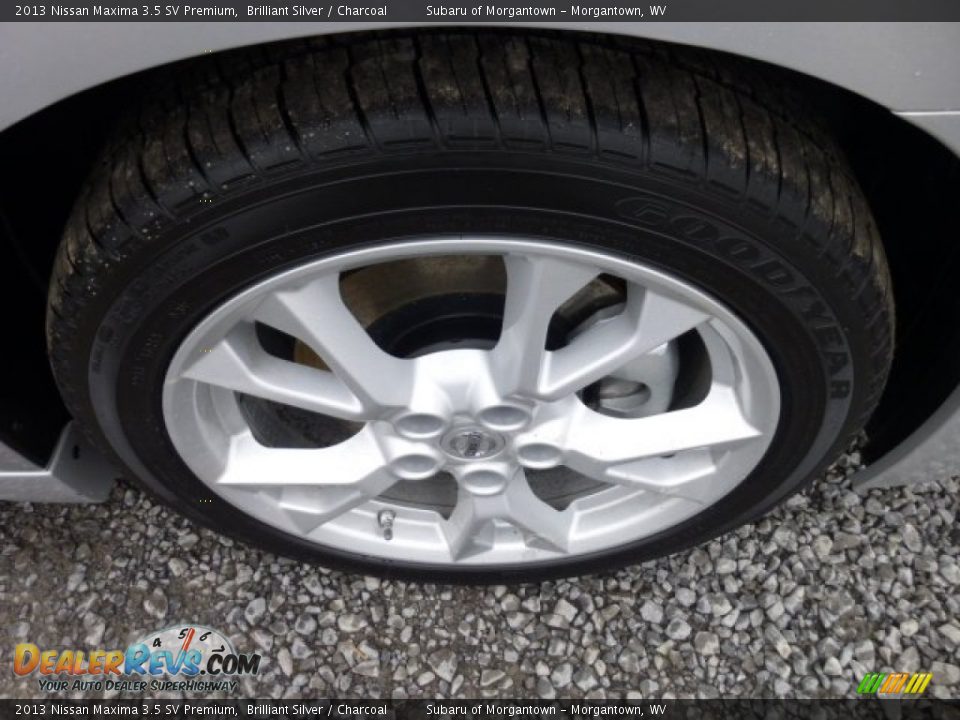 2013 Nissan Maxima 3.5 SV Premium Brilliant Silver / Charcoal Photo #9