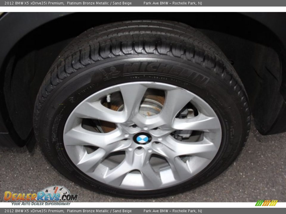 2012 BMW X5 xDrive35i Premium Platinum Bronze Metallic / Sand Beige Photo #33