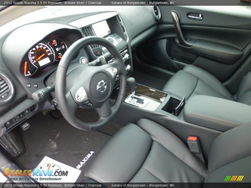 Charcoal Interior - 2013 Nissan Maxima 3.5 SV Premium Photo #15