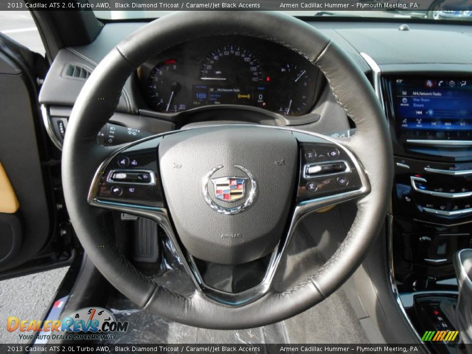 2013 Cadillac ATS 2.0L Turbo AWD Steering Wheel Photo #13