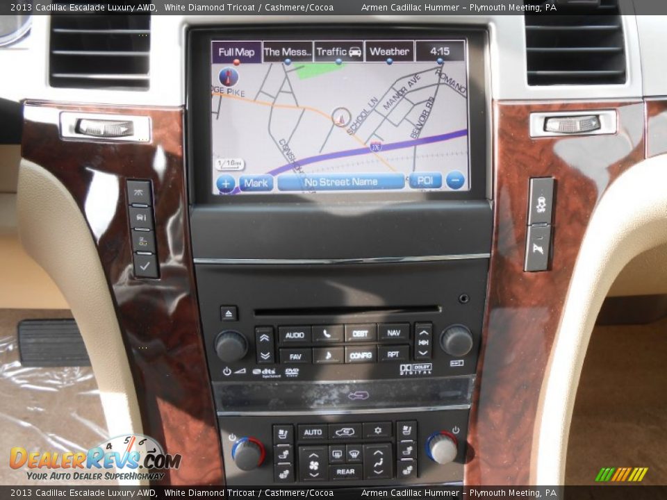2013 Cadillac Escalade Luxury AWD White Diamond Tricoat / Cashmere/Cocoa Photo #12