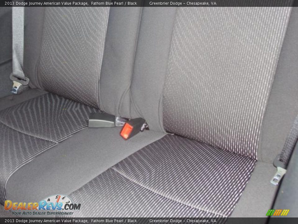 2013 Dodge Journey American Value Package Fathom Blue Pearl / Black Photo #8