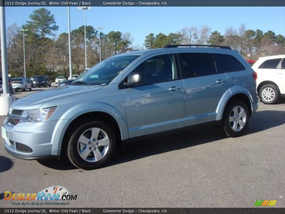 2013 Dodge Journey SE Winter Chill Pearl / Black Photo #2