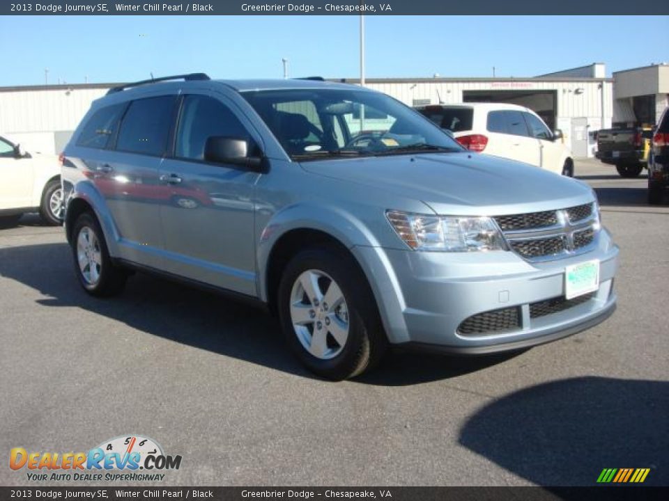 2013 Dodge Journey SE Winter Chill Pearl / Black Photo #4
