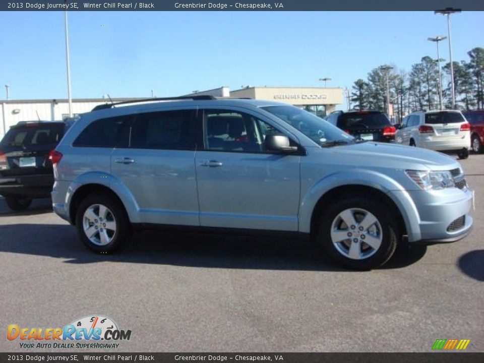 2013 Dodge Journey SE Winter Chill Pearl / Black Photo #5
