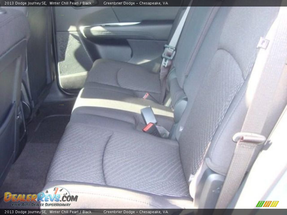 2013 Dodge Journey SE Winter Chill Pearl / Black Photo #7