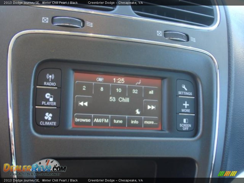 2013 Dodge Journey SE Winter Chill Pearl / Black Photo #9