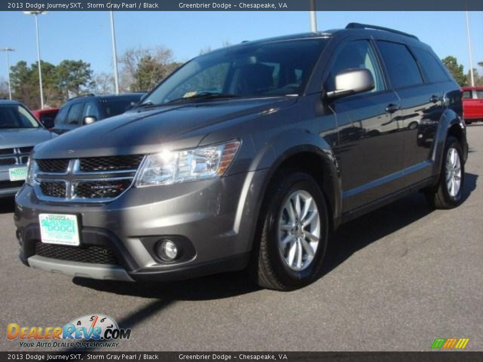 2013 Dodge Journey SXT Storm Gray Pearl / Black Photo #1