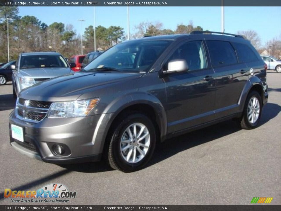2013 Dodge Journey SXT Storm Gray Pearl / Black Photo #2