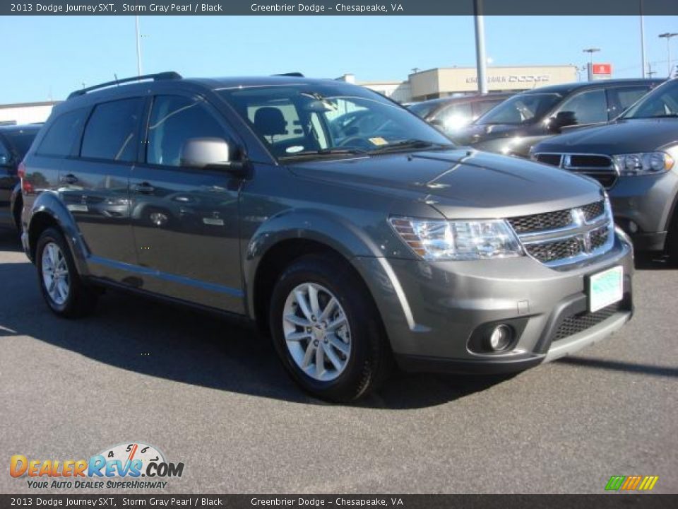 2013 Dodge Journey SXT Storm Gray Pearl / Black Photo #5