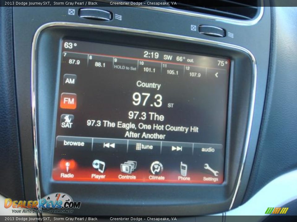 2013 Dodge Journey SXT Storm Gray Pearl / Black Photo #12