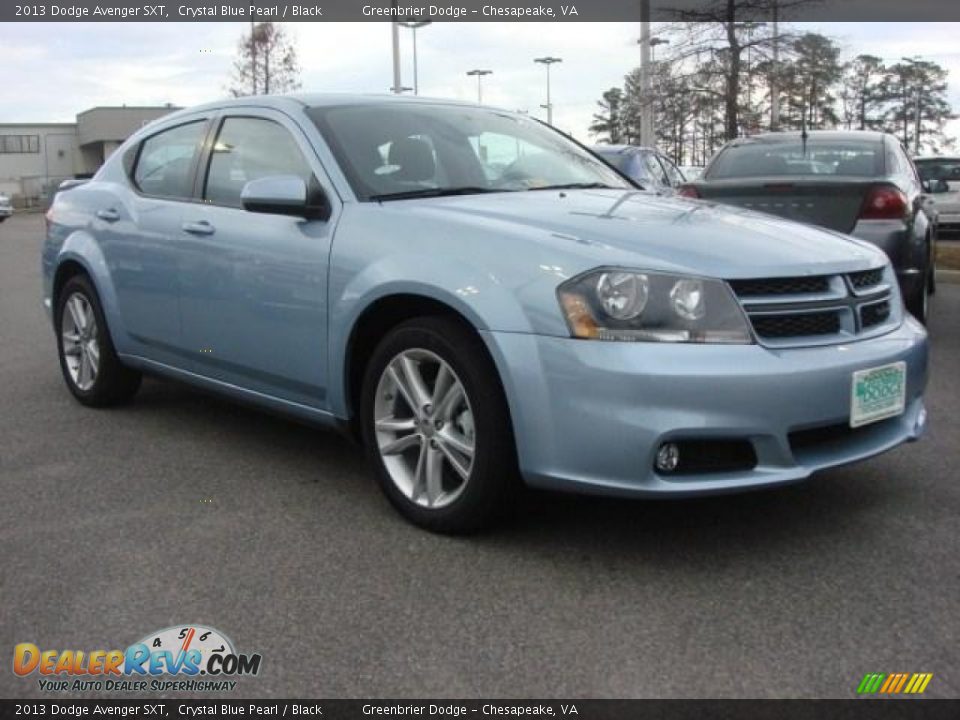 2013 Dodge Avenger SXT Crystal Blue Pearl / Black Photo #6