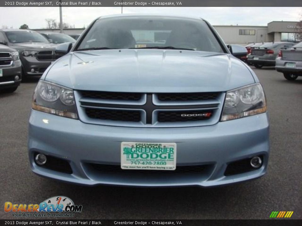 2013 Dodge Avenger SXT Crystal Blue Pearl / Black Photo #7