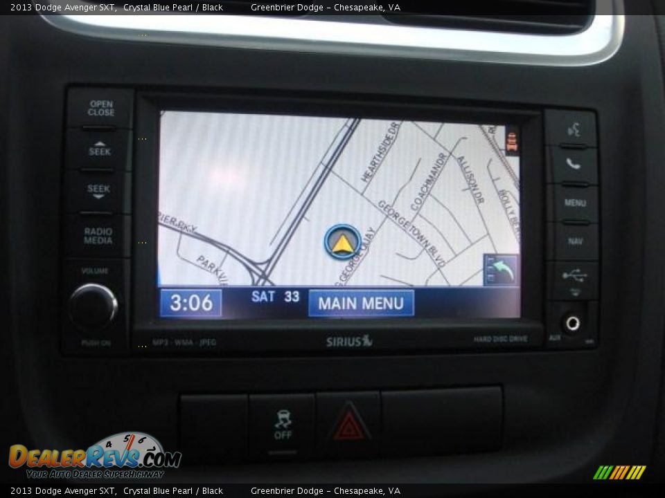 2013 Dodge Avenger SXT Crystal Blue Pearl / Black Photo #13