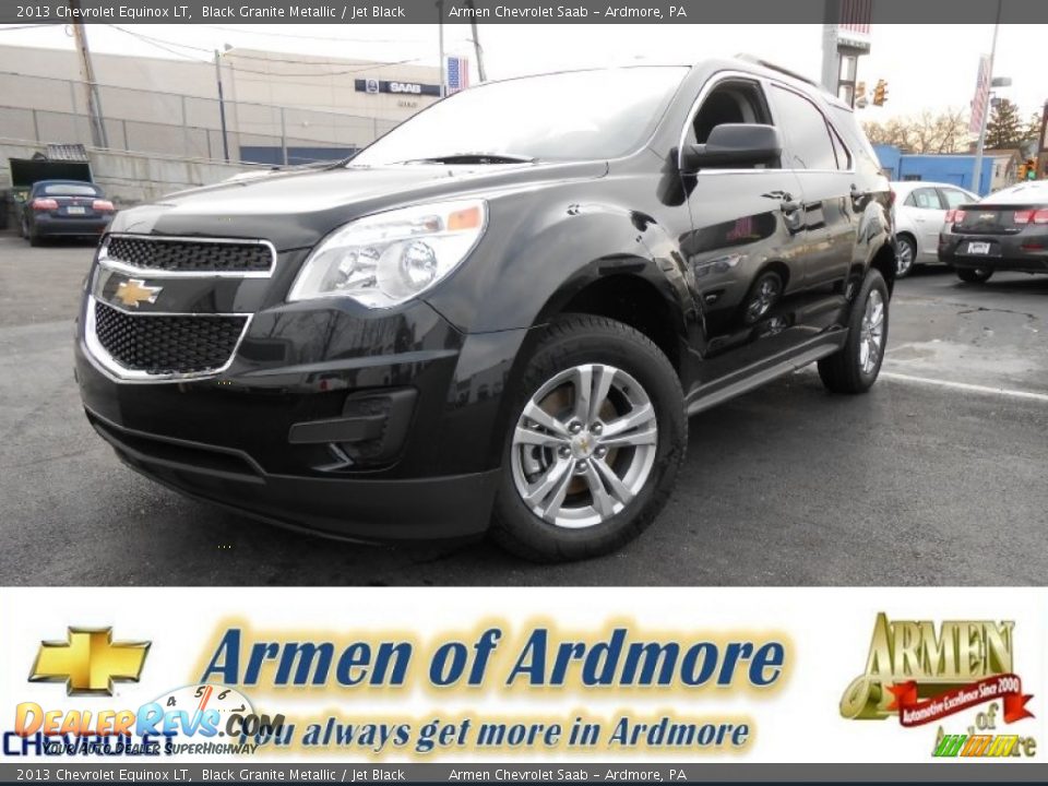 2013 Chevrolet Equinox LT Black Granite Metallic / Jet Black Photo #1