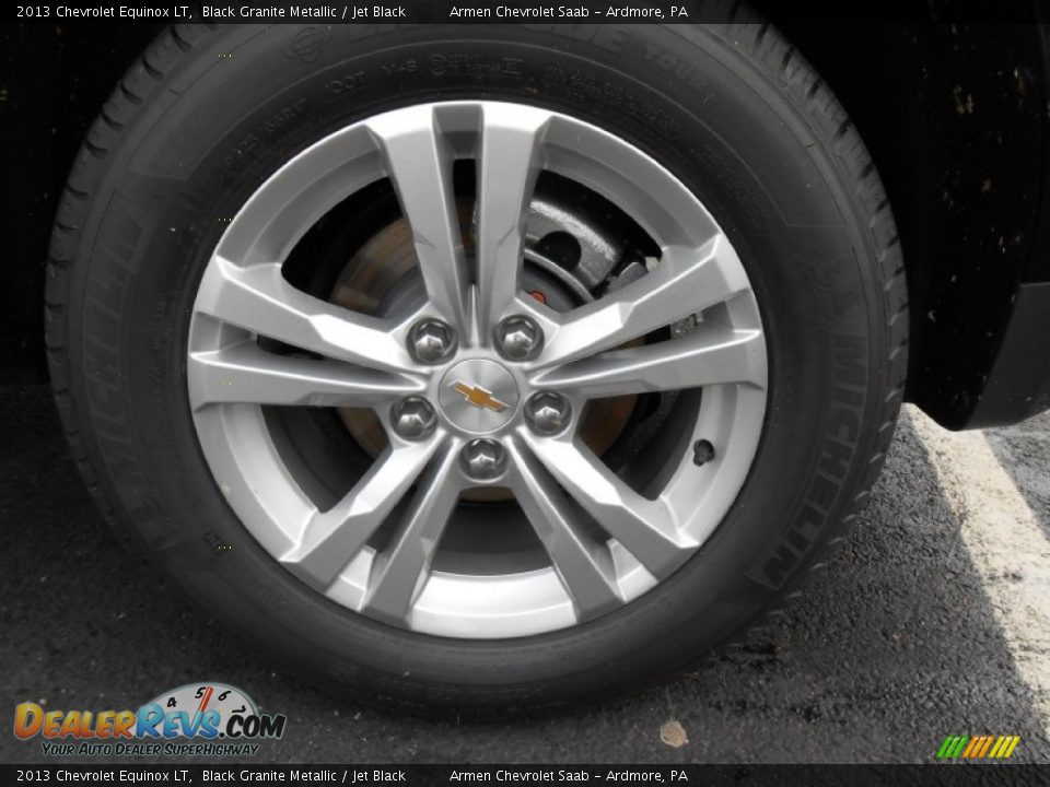 2013 Chevrolet Equinox LT Black Granite Metallic / Jet Black Photo #11