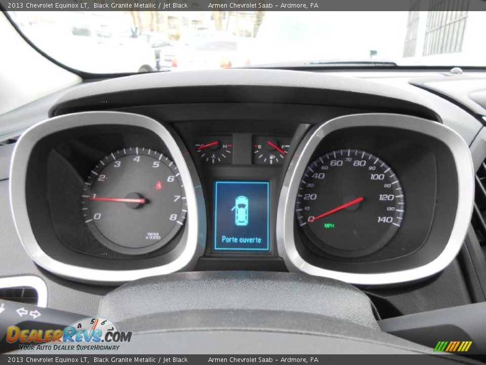 2013 Chevrolet Equinox LT Black Granite Metallic / Jet Black Photo #14