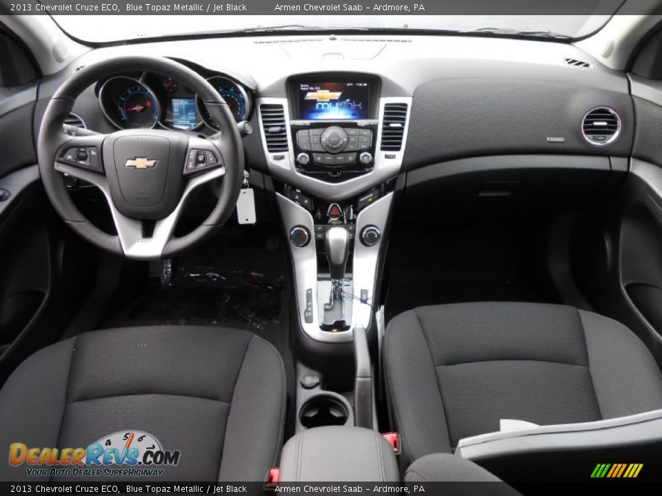 2013 Chevrolet Cruze ECO Blue Topaz Metallic / Jet Black Photo #10