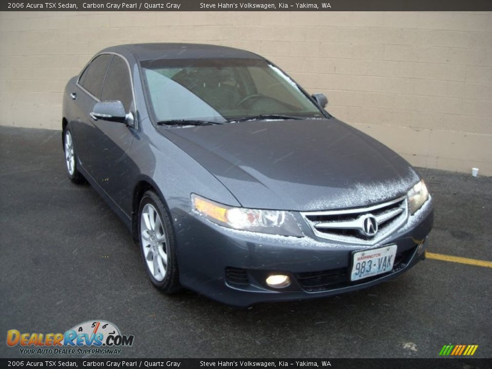 2006 Acura TSX Sedan Carbon Gray Pearl / Quartz Gray Photo #2