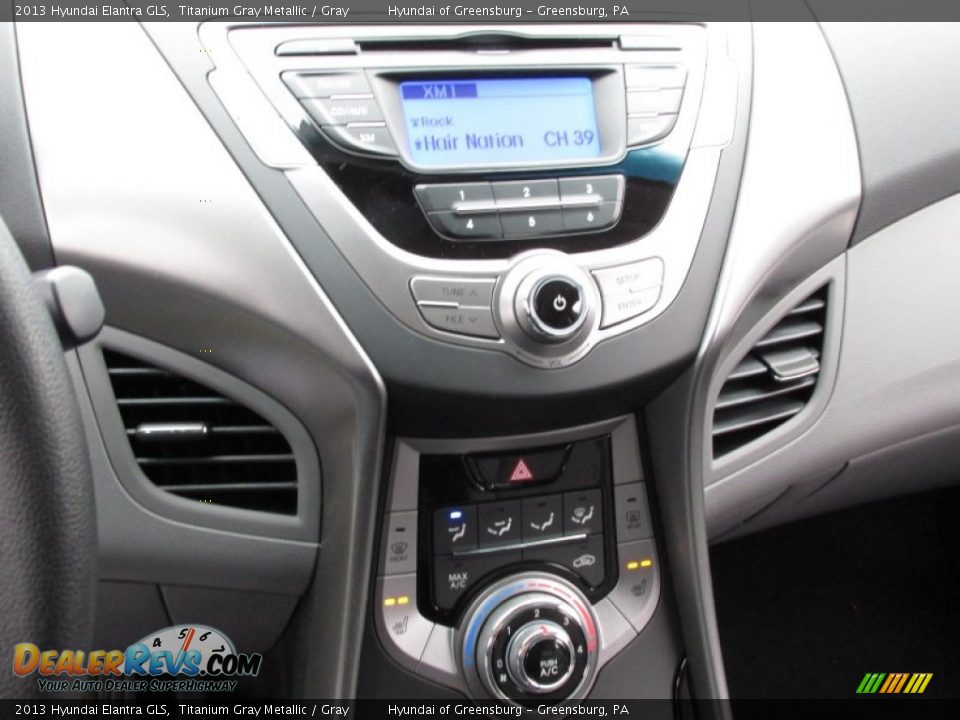 2013 Hyundai Elantra GLS Titanium Gray Metallic / Gray Photo #8