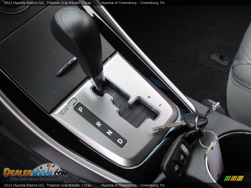 2013 Hyundai Elantra GLS Titanium Gray Metallic / Gray Photo #9