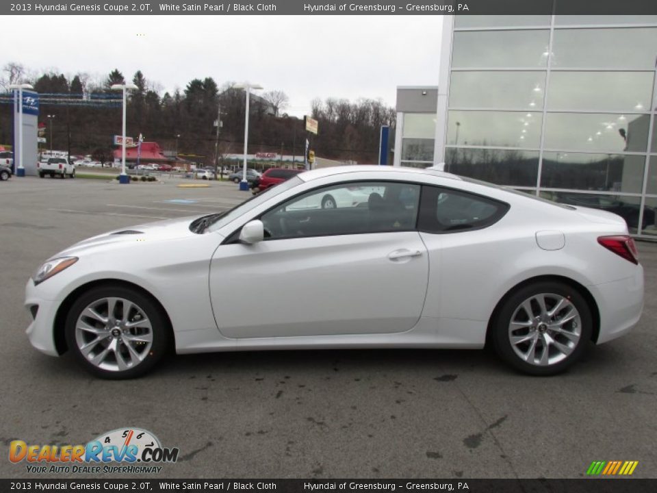 White Satin Pearl 2013 Hyundai Genesis Coupe 2.0T Photo #2