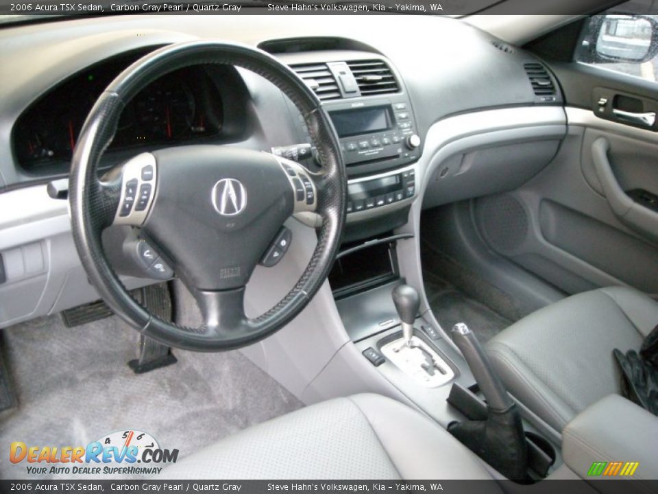 Quartz Gray Interior - 2006 Acura TSX Sedan Photo #26