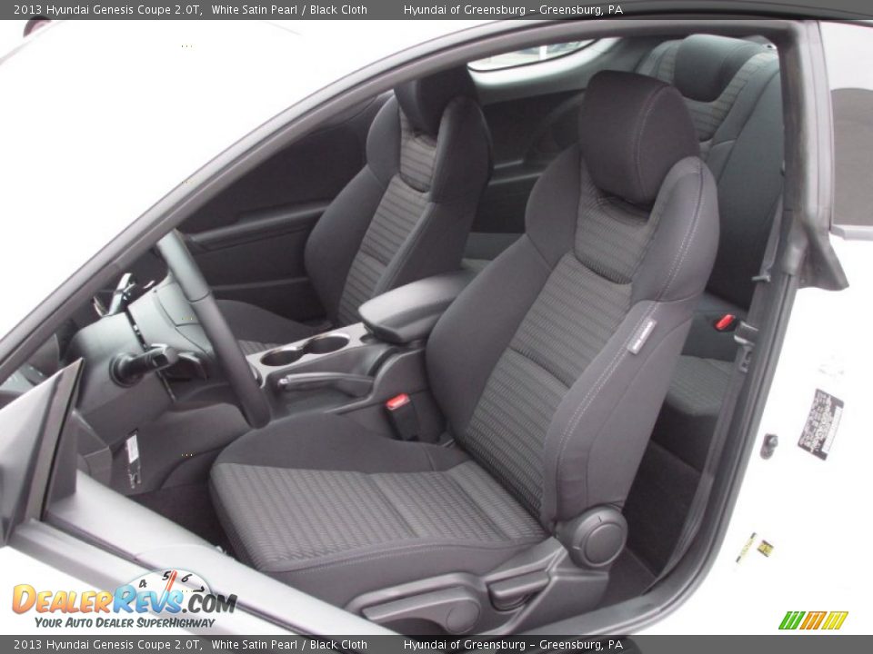 Front Seat of 2013 Hyundai Genesis Coupe 2.0T Photo #7