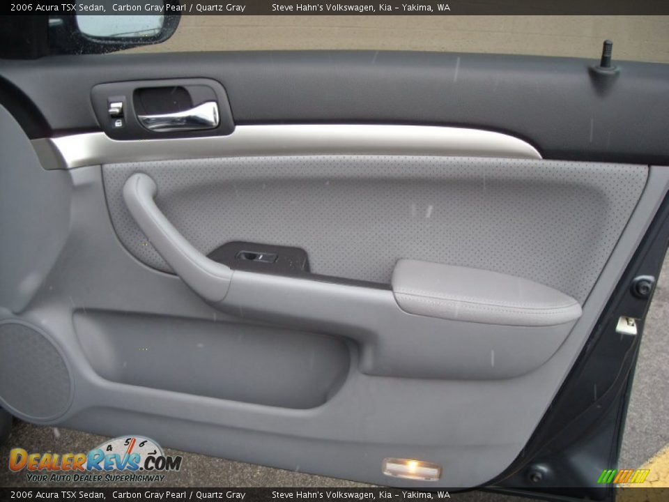 2006 Acura TSX Sedan Carbon Gray Pearl / Quartz Gray Photo #32