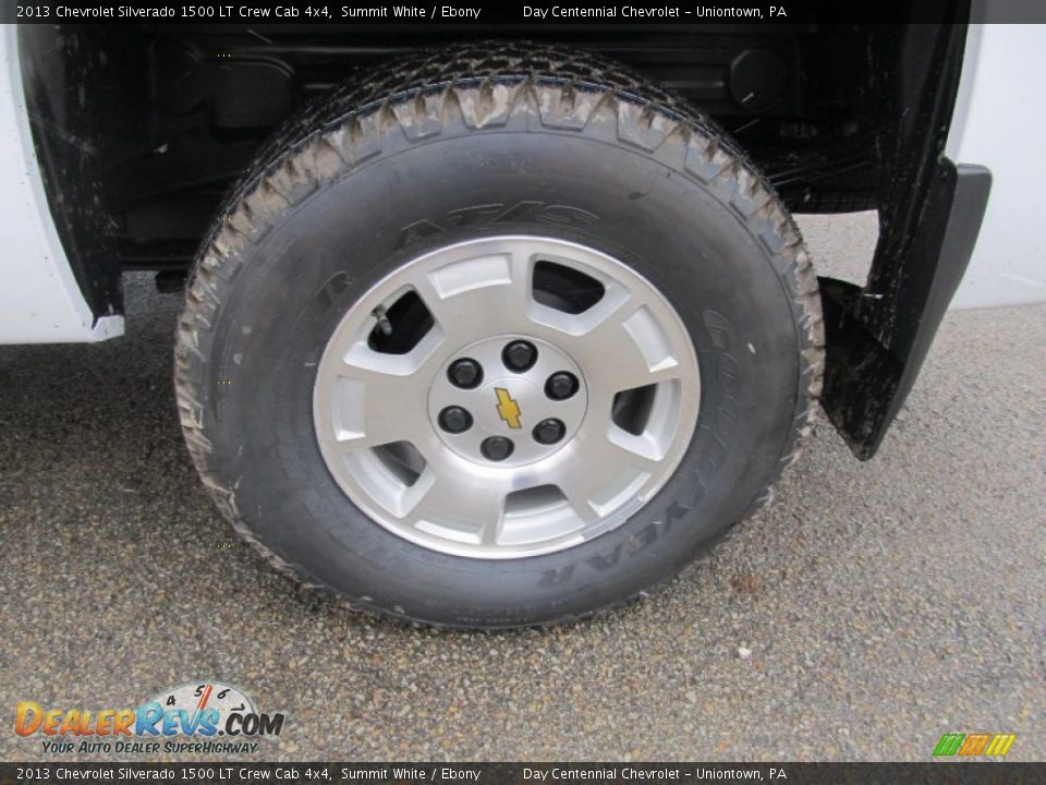 2013 Chevrolet Silverado 1500 LT Crew Cab 4x4 Summit White / Ebony Photo #3