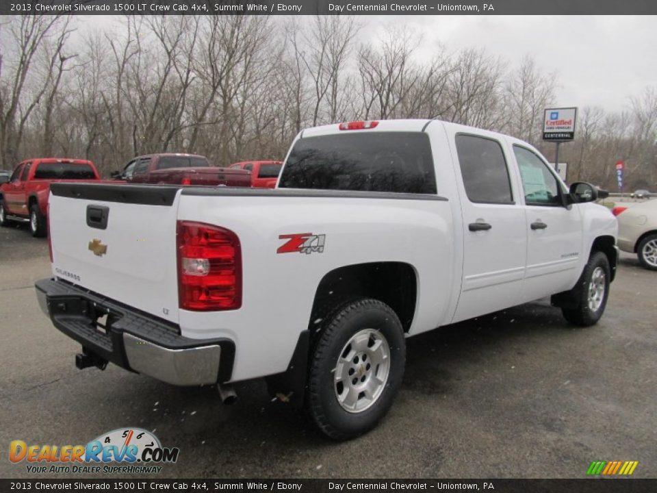 2013 Chevrolet Silverado 1500 LT Crew Cab 4x4 Summit White / Ebony Photo #7