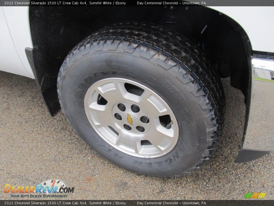 2013 Chevrolet Silverado 1500 LT Crew Cab 4x4 Summit White / Ebony Photo #10