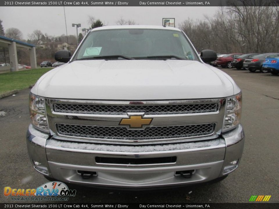 2013 Chevrolet Silverado 1500 LT Crew Cab 4x4 Summit White / Ebony Photo #11