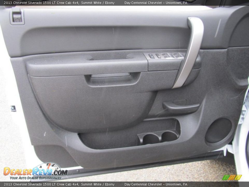 2013 Chevrolet Silverado 1500 LT Crew Cab 4x4 Summit White / Ebony Photo #12