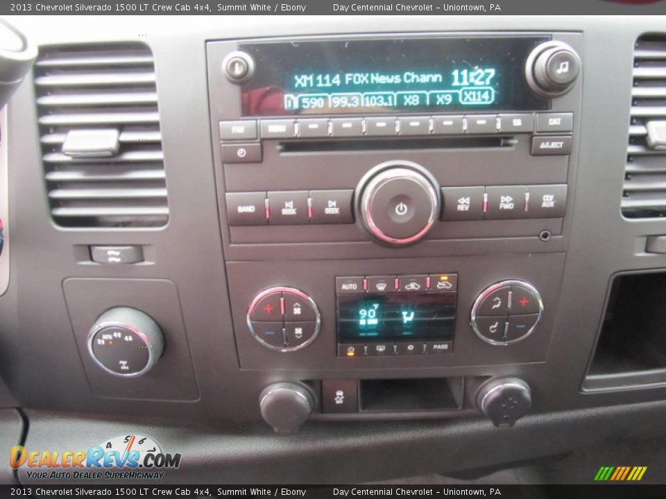 2013 Chevrolet Silverado 1500 LT Crew Cab 4x4 Summit White / Ebony Photo #16
